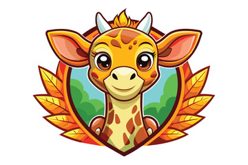 Giraffe Figure Illustration