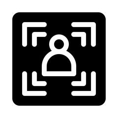 viewfinder glyph icon