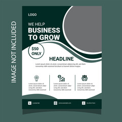 CREATIVE MODERN BUSINESS FLYER DESIGN TEMPLATE