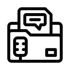 conversation line icon