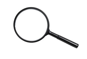 magnifying glass isolated on white background
