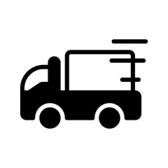 truck, shipping icon or logo illustration style. Icons ecommerce.