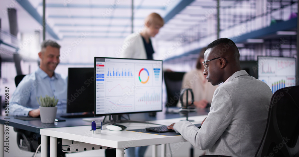 Aufkleber Data Analyst Using Data Analytics KPI