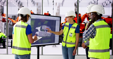 Car Factory Automotive Computer 3D CAD