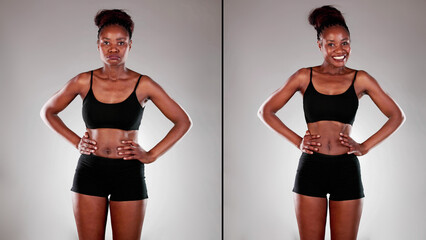 African American Woman's Inspiring Weight Loss