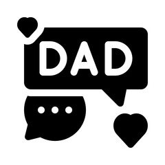 dad glyph icon