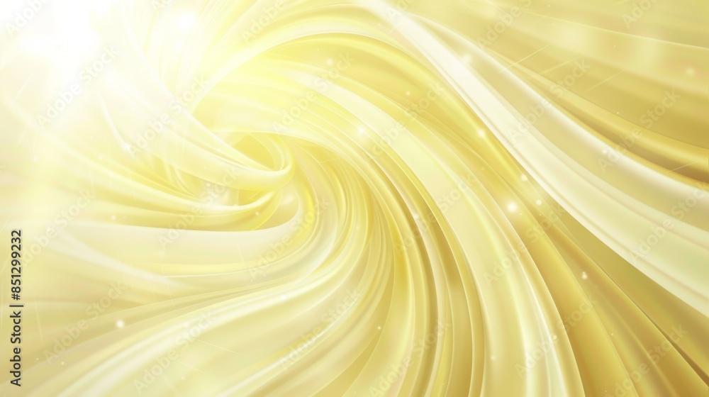 Poster light yellow background with subtle sparkles