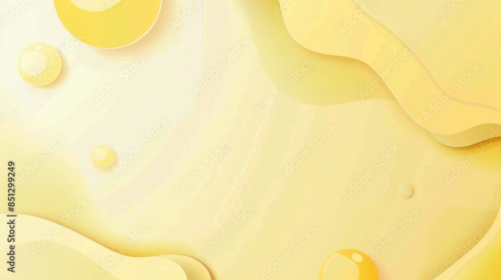 Poster light yellow background with abstract lines