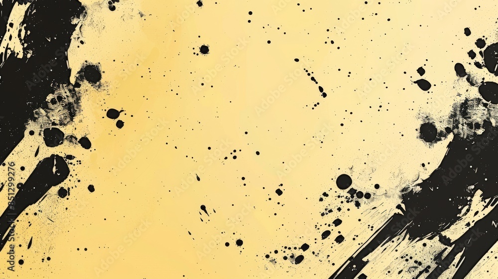 Poster light yellow background with color gradient