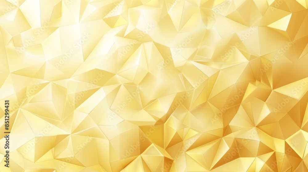 Poster Light yellow background with minimal wave lines