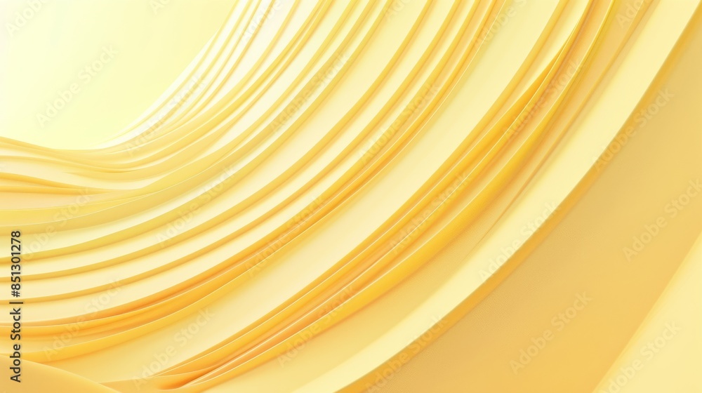Poster light yellow background with minimalistic lines