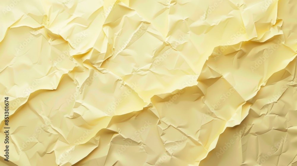 Poster light yellow background with simple wave pattern