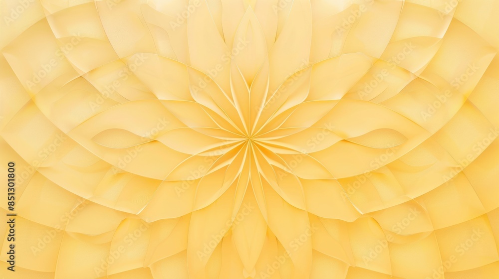 Poster light yellow background with circular patterns