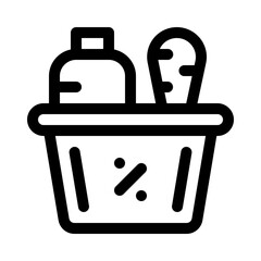 grocery store line icon