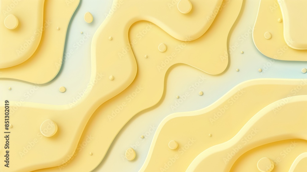 Poster light yellow background with smooth gradient