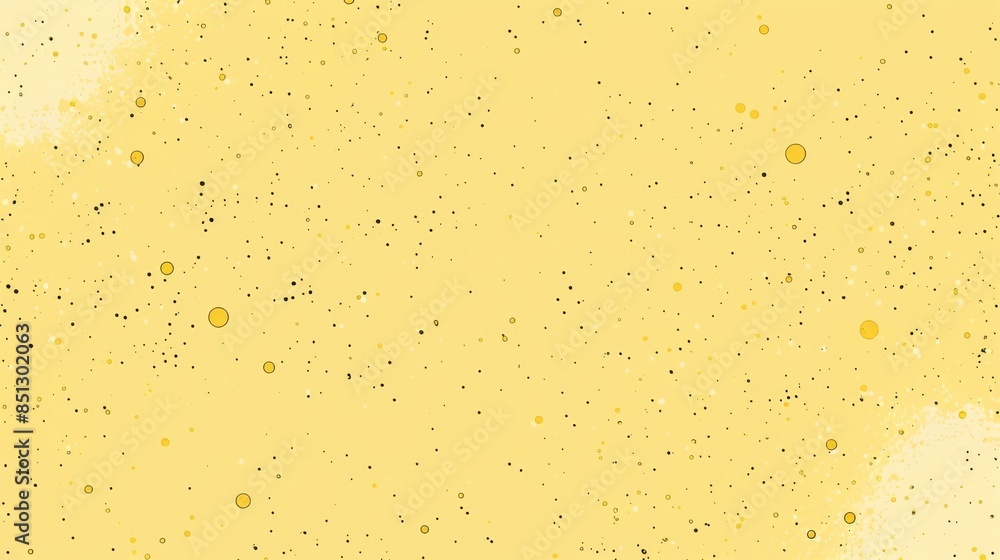 Poster light yellow background with abstract triangles