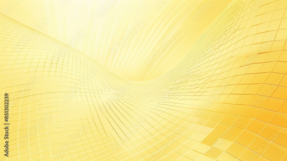 Poster light yellow background with polka dot patterns