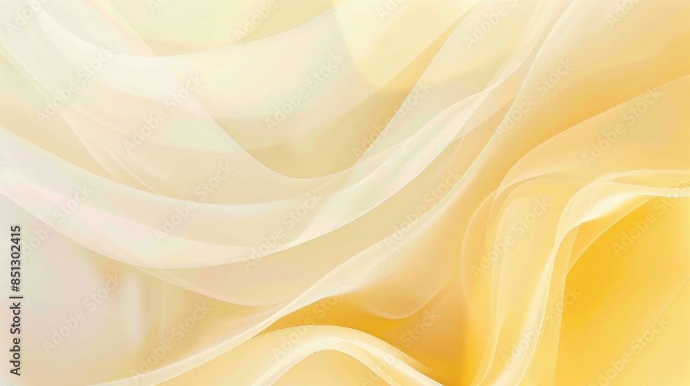 Poster light yellow background with abstract splashes