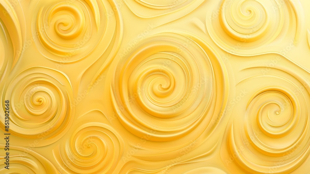 Poster light yellow background with color blocks