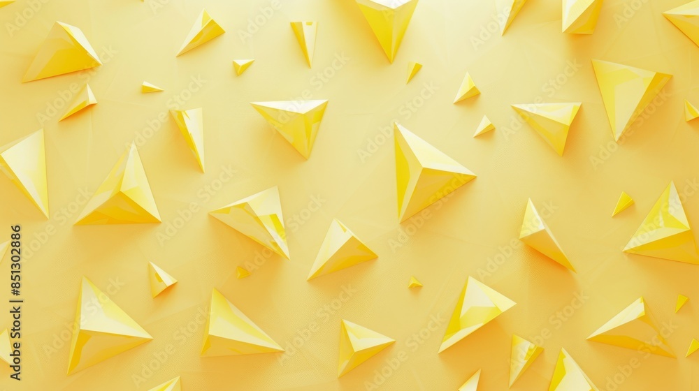 Poster light yellow background with abstract frames