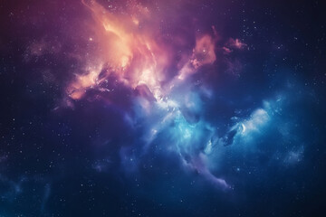 amazing colors of galaxy background, space nebula with vivid colors