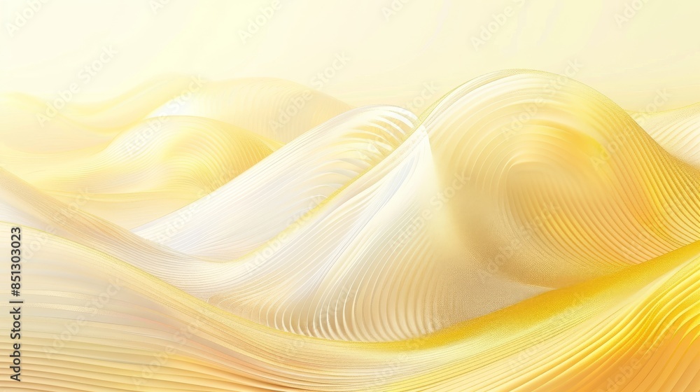 Poster light yellow background with smooth gradient