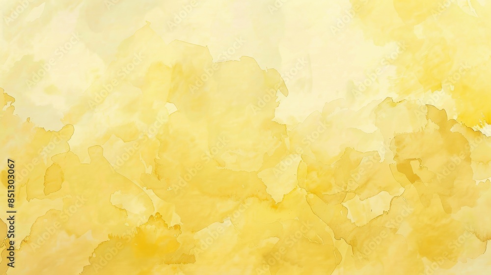 Poster light yellow background with abstract triangles