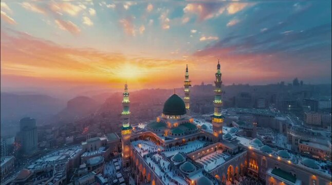 beautiful middle eastern mosque