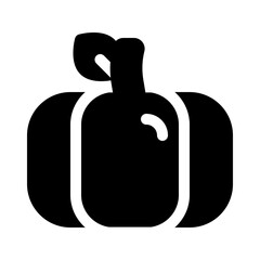 pumpkin glyph icon