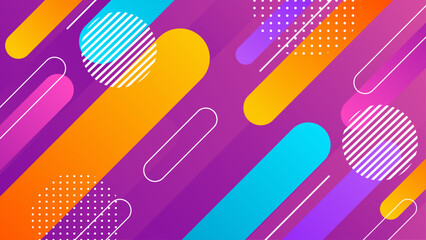 Abstract colorful gradient dynamic background. Modern geometric wallpapers. Beautiful vector design for templates, banners, covers, websites, pages, and others