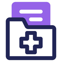 Obraz premium medical report icon