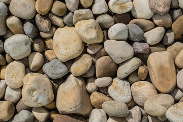 collection of ornamental rocks used for decoration