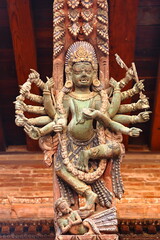 Fototapeta premium Temples and palaces of Patan, Lalitpur, Kathmandu, Nepal, A world heritage site
