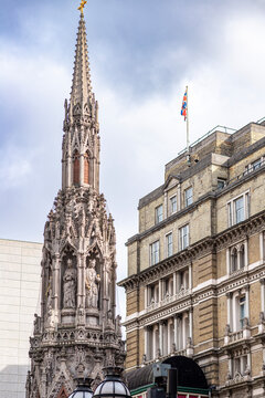The Queen Eleanor Memorial Cross is a memorial to Eleanor of Castile erected in the forecourt of Charing Cross railway station, London,