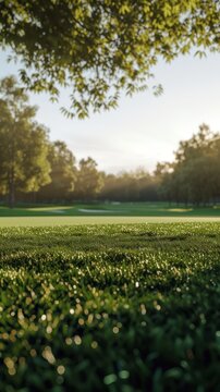 Beautiful VIsual of a Golf Court