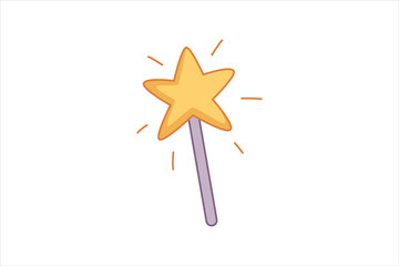 Birthday Party Flat Sticker Design