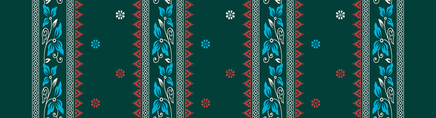 Seamless floral illustrations features intricate patterns and bold colors, perfect for enhancing digital and print designs. Ideal for use in textiles, wallpapers, packaging, and branding materials etc