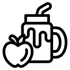 Smoothie Icon Element For Design