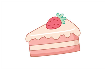 Birthday Party Flat Sticker Design
