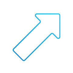 Top Right vector icon