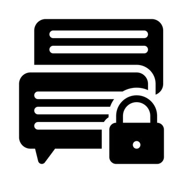 mesage glyph icon