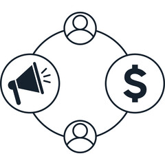 Business Affiliate Marketing Icon