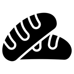 Bread Icon Element For Design