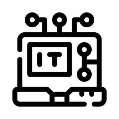 it services line icon