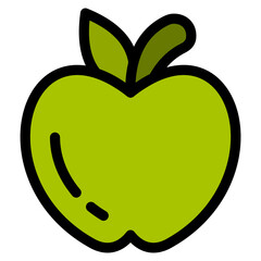 Apple Icon Element For Design