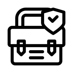 portfolio line icon