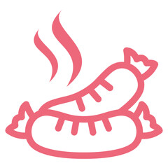 Sausage Icon Element For Design