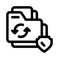 data transfer line icon