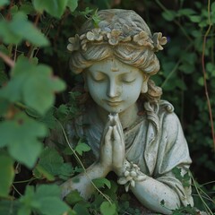 Obraz premium Garden Statues in Perfect Symphony