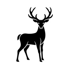 silhouette of a deer